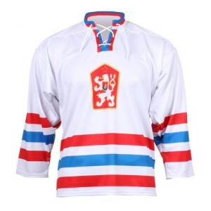 Product detail of Merco hokejový dres ČSSR 1976 replika bílá - bez potisku POUZE XS (VÝPRODEJ)