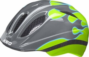 Product detail of Ked Meggy II Trend flame grey green cyklistická přilba