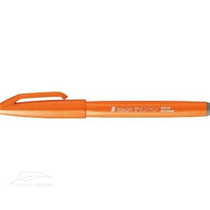 Product detail of Popisovač Pentel Touch Brush - oranžový