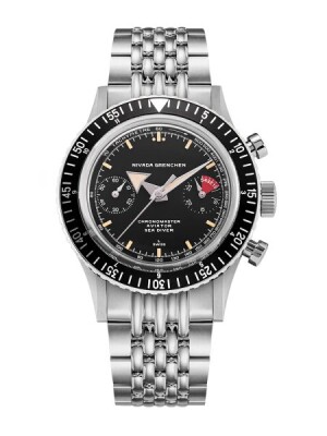 Product detail of Nivada Grenchen Chronomaster Broad Arrow - Inter. Bezel - Manual - Beads of Rice