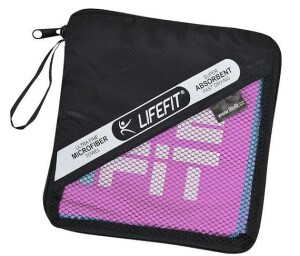 Product detail of Lifefit rychleschnoucí ručník z mikrovlákna 70x140cm růžový (VÝPRODEJ)