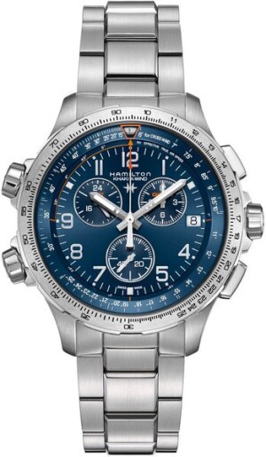 Product detail of Hamilton Khaki Aviation X-Wind GMT Chrono Quartz H77922141