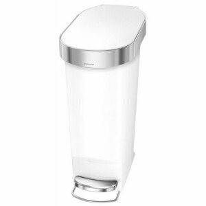 Product detail of Simplehuman Úzký pedálový odpadkový koš 40 l, bílá