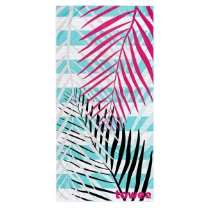 Product detail of Towee Rychleschnoucí osuška PALMS PINK, 70 x 140 cm