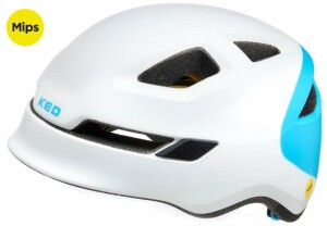 Product detail of Ked Pop Mips white blue juniorská cyklistická přilba