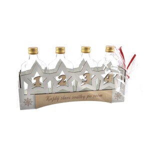 Product detail of InDecor Skleněná dekorace Advent bottles, 33 x 18,5 x 6,5 cm