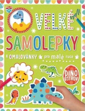 Product detail of Velké samolepky a omalovánky pro malé ruce - Dino ostrov - Stuart Lynch