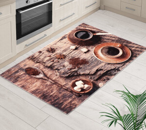 Product detail of Bellatex Kusový koberec Káva 3D, 80 x 120 cm