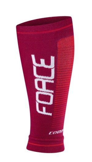 Product detail of Force Návleky na nohy COMPRESS bordo-červené
