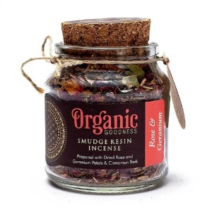 Product detail of Organické kadidlo ve skleničce, Rose & Geranium