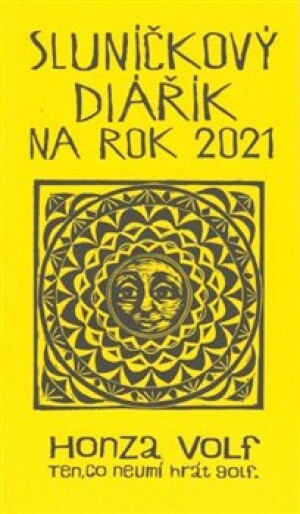 Product detail of Sluníčkový diářík na rok 2021 - Honza Volf