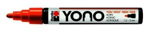 Product detail of Marabu YONO akrylový popisovač 1,5-3 mm - oranžový