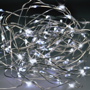 Product detail of Solight 1V54-W Vánoční řetěz 100 LED, stříbrný drát 10 m, studená bílá