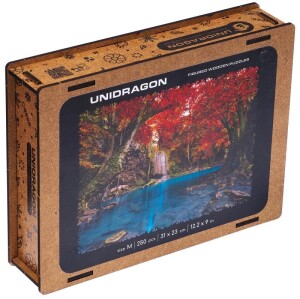 Product detail of Unidragon dřevěné puzzle - Erawan vodopád velikost S