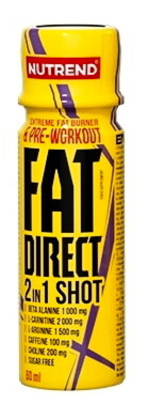 Product detail of Nutrend Fat Direct Shot 60 ml bez příchutě