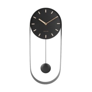 Product detail of Karlsson 5822BK Designové kyvadlové nástěnné hodiny, 50 cm