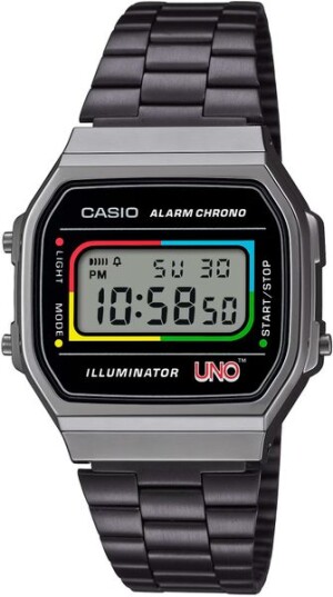 Product detail of Casio Collection Vintage A168WEUC-1AER UNO™ Collaboration