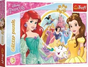 Product detail of Trefl Puzzle Disney Princess / 100 dílků, třpytivé