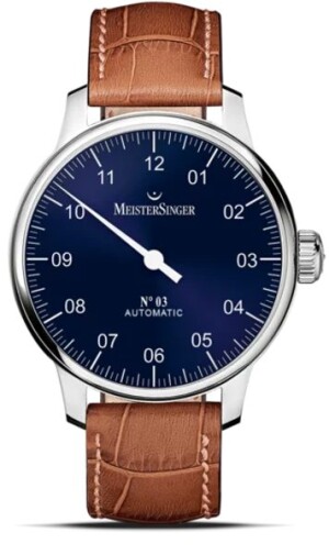 Product detail of MeisterSinger N°03 AM908 - Světle hnědý kožený řemínek