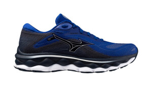 Product detail of Pánská běžecká obuv Mizuno  Wave Sky 7 Surf the Web/Silver/Dress Blues  UK 14