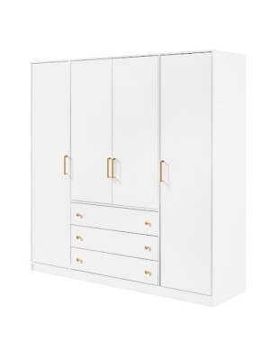 Product detail of ArtStol Šatní skříň RETRO D4 | bílá