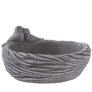 Product detail of Betonové pítko pro ptáčky Bird´s nest, 18,5 x 9 x 18 cm