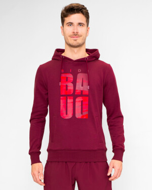 Product detail of Pánská mikina BIDI BADU  Protected Leafs Chill Hoody Bordeaux XL
