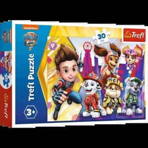 Product detail of Trefl Puzzle Tlapková patrola ve filmu - Dobře sehraný tým / 30 dílků