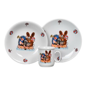 Product detail of Thun talíř+miska+hrnek dětský KRTEK VE ČLUNU