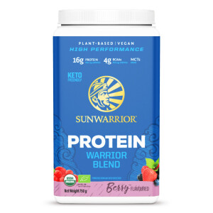 Product detail of Sunwarrior Protein Blend BIO (Hrachový, konopný protein a goji) 750 g lesní ovoce