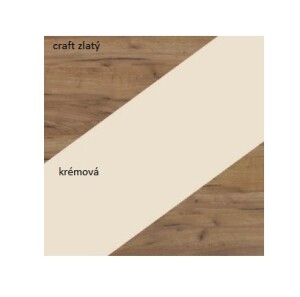 Product detail of ArtCross Obývací stěna Nott 2 Barva: craft zlatý / krémová / craft zlatý