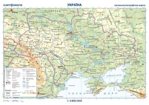 Product detail of Ukrajina - příruční mapa 1:3 850 000