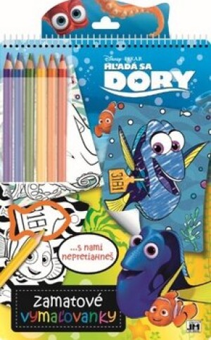 Product detail of Zamatové vymaľovanky Hľadá sa Dory