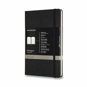 Product detail of Zápisník Moleskine Professional VÝBĚR BAREV - tvrdé desky - L, linkovaný 1331/450170 - Zápisník Moleskine Professional - tvrdé desky černý