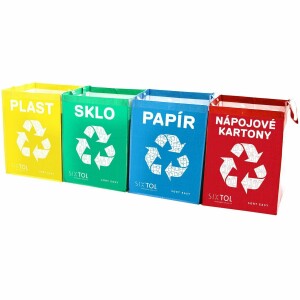 Product detail of Sixtol Tašky na tříděný odpad SORT EASY 4 CARTON, 4 ks