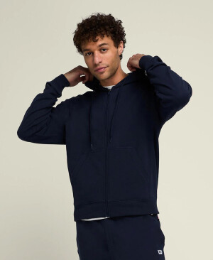 Product detail of Pánská mikina Wilson  M  Team Zip Hoodie Classic Navy L