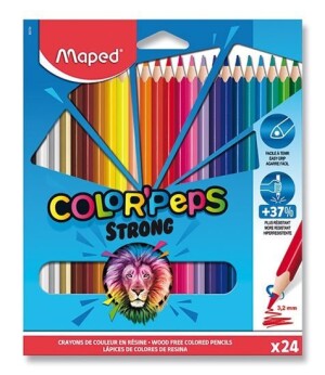 Product detail of Maped - Bezdřevé pastelky Color´Peps Strong 24 ks
