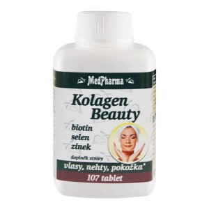 Product detail of MedPharma Kolagen Beauty biotin, selen, zinek 107 tablet