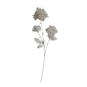 Product detail of Umělá květina Hortenzie s glitrem krémová, 85 cm