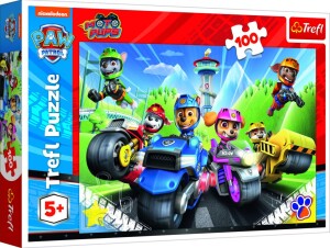 Product detail of Puzzle Tlapková patrola - Na motorkách 100 dílků - Trigano