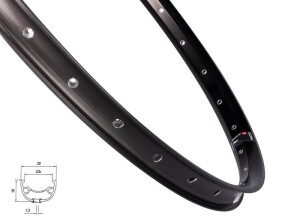 Product detail of MACH 1 Ráfek MACH1 KLIXX DISC 622x23, 32 děr, černý