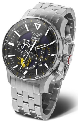 Product detail of Vostok Europe Expedition North Pole Solar Power Chronograph VR42-595A732B - Náhradní černý silikonový řemínek