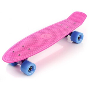 Product detail of Meteor 56 cm AL truck neonově růžový - modrý Pennyboard
