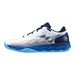 Product detail of Pánská tenisová obuv Mizuno Wave Enforce Court CC White/Estate Blue/River Blue  EUR 44