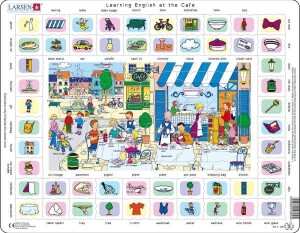 Product detail of Puzzle Learning English at the Cafe