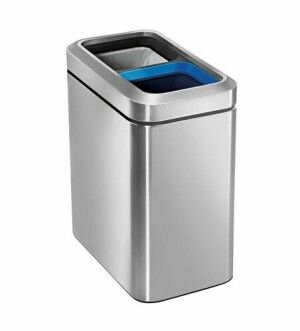 Product detail of Odpadkový koš na tříděný odpad, Simplehuman 20 l (10/10), otevřený, kartáčovaná nerez ocel