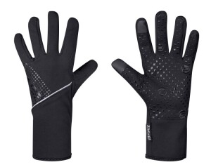 Product detail of Force VISION černé softshell cyklistické rukavice