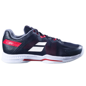 Product detail of Pánská tenisová obuv Babolat SFX 3 All Court Men Black/Poppy Red  EUR 44