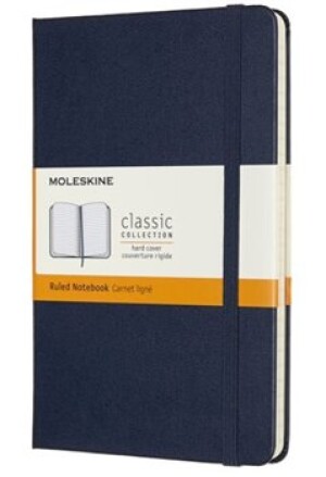 Product detail of Moleskine Zápisník M tvrdé desky modrý linkovaný B6 104 listů