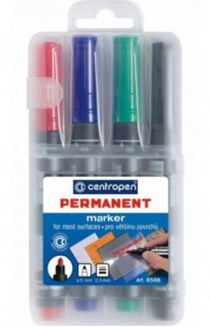 Product detail of Centropen popisovač 8566 permanent (4 ks)